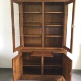Louis Philippe display cabinet in cherry wood