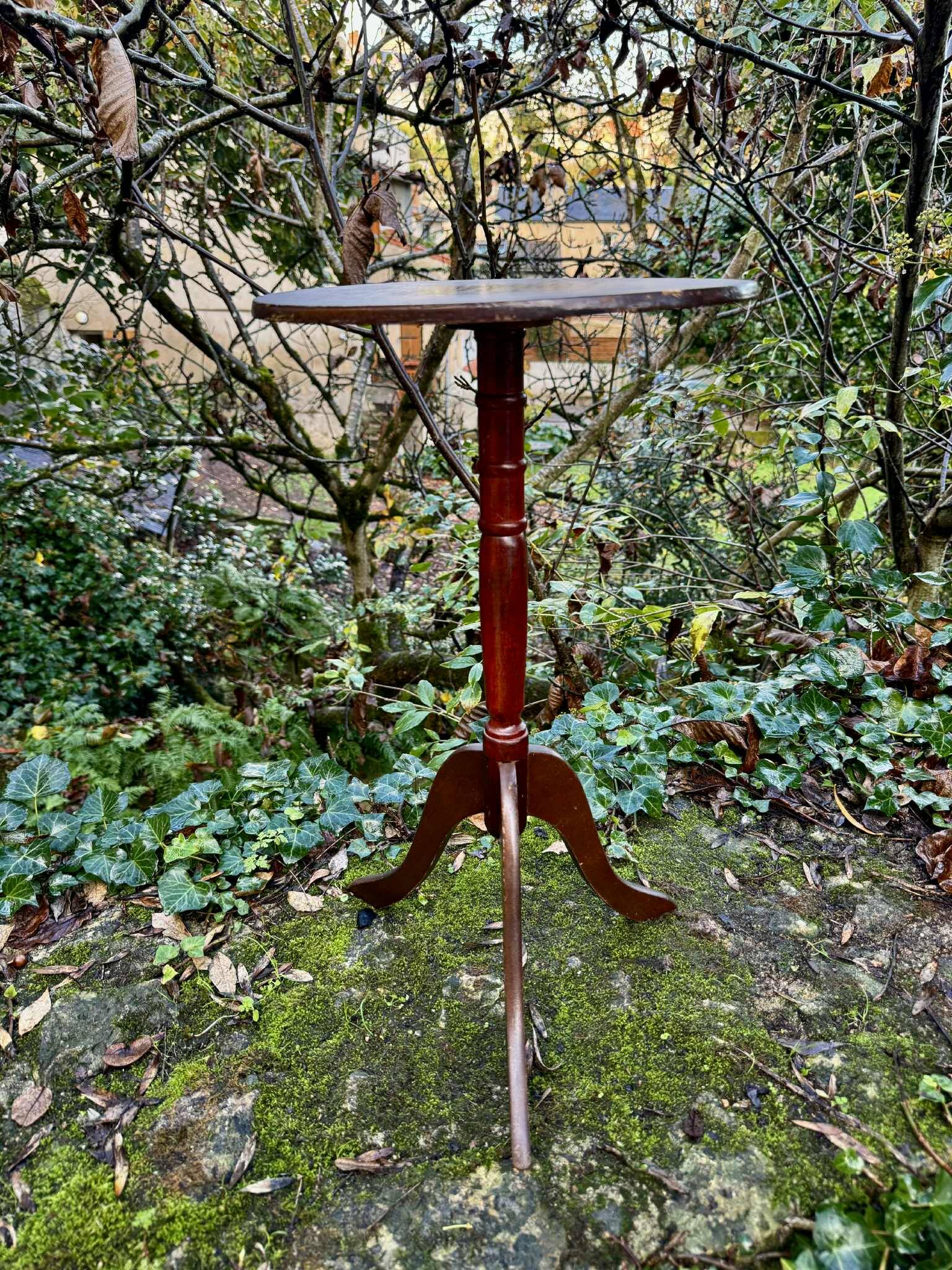 Vintage wooden side table