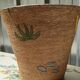 Glazed ceramic cache-pot with Mexican decoration – Art Deco – 20th century