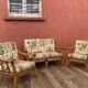 Vintage bamboo salon
