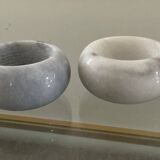 Series 6 vintage marble candle holders