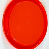 Round orange wall mirror by syla 70 years