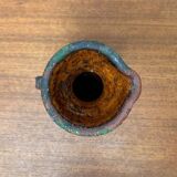 German brutalist carafe vase from the mid-century in the style of Gerhard Liebenthron, 1960s.