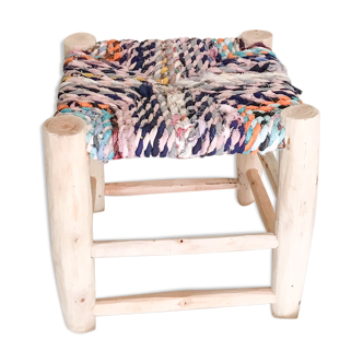Recycled fabric stool