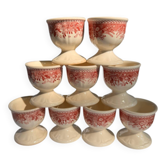 Ensemble de 9 coquetiers Villeroy et Boch Burgenland
