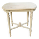 Table de milieu en bois laqué blanc