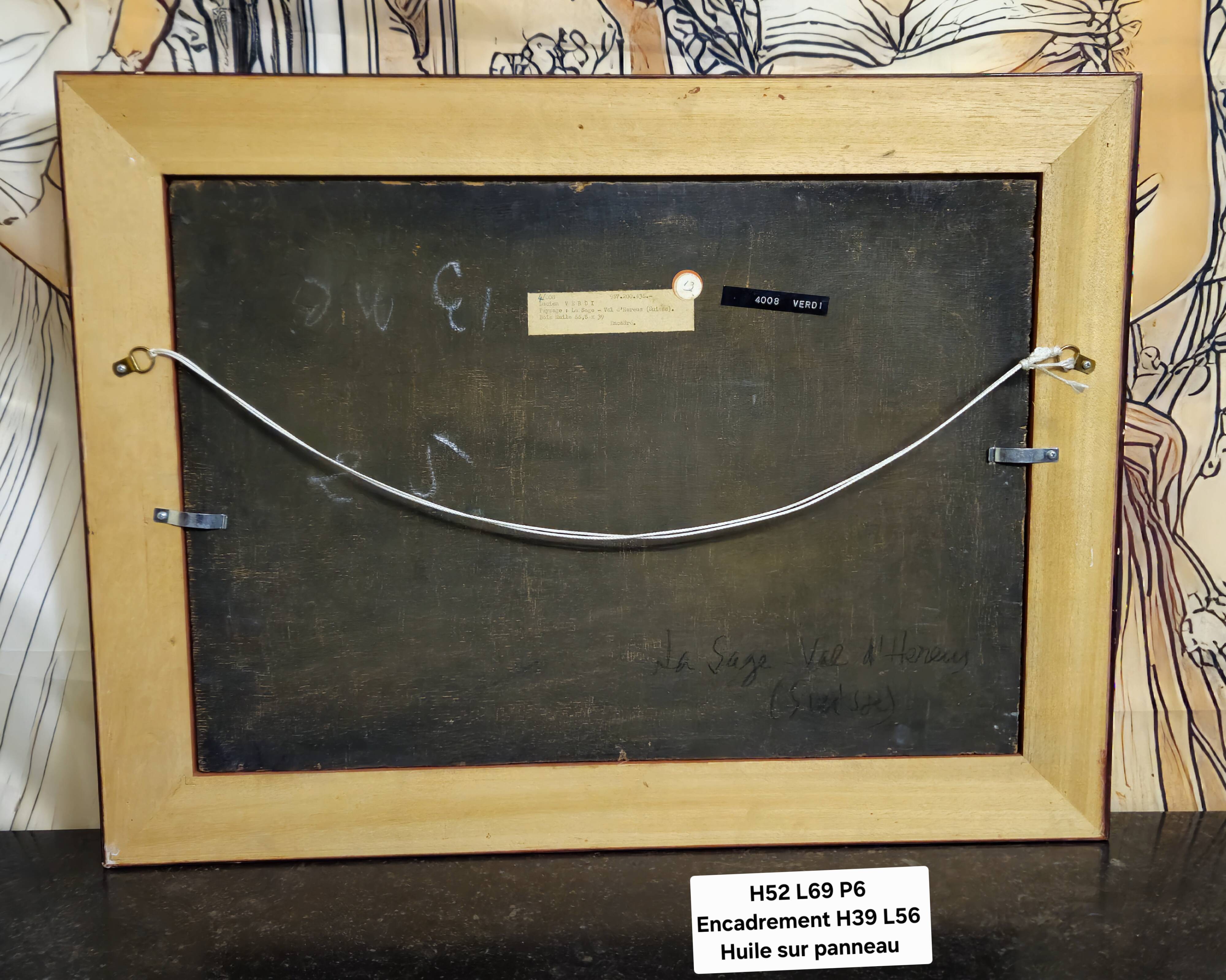 Lucien verdi title: the sage – val d'hérens (switzerland) oil on panel