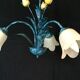 Lustre 3 blue flower lights