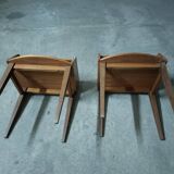 Scandinavian teak bedside table (2 available)