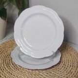 Dessert plates in porcelain