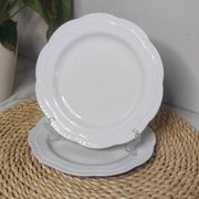 Assiettes à dessert en porcelaine