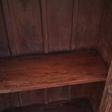 Petite armoire vitrée en bois ancien