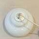 Opaline pendant light in white glass from the 60s and 70s vintage Free form