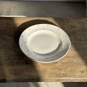 Plat circulaire modèle Nico doré Digoin Sarreguemines D30,5