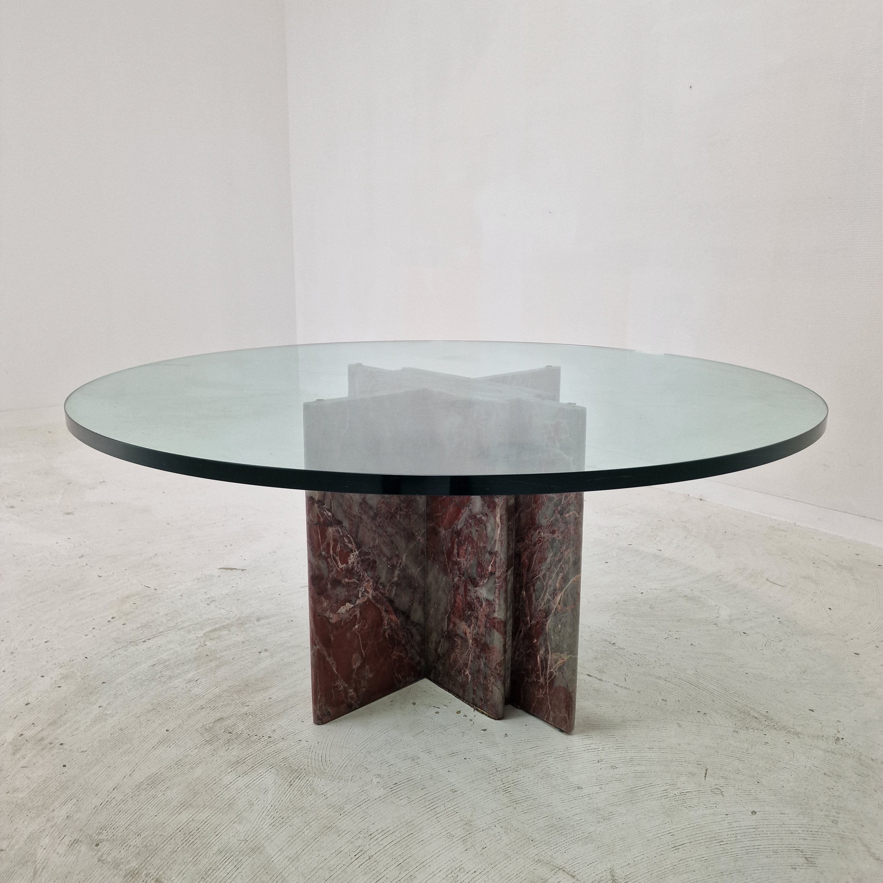 Italian Marble Coffee Table, 1980's