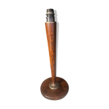 Mahogany brass lamp foot