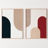 2 peintures abstraites. A2 (42x59,4cm)