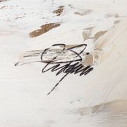 2 peintures abstraites, Danemark, fin du 20e siècle
