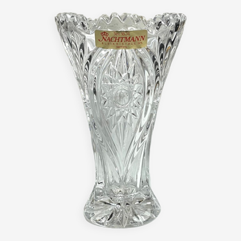Vase vintage en cristal Nachtmann