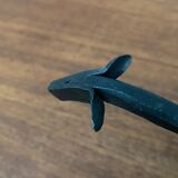 Mid-century wrought iron animal sculpture