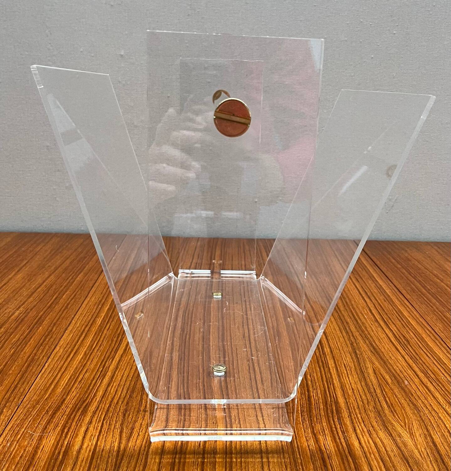 Porte revue david lange plexiglas
