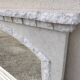 Large vintage stone mirror