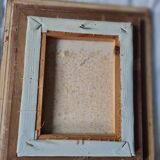 Framed canvas painting