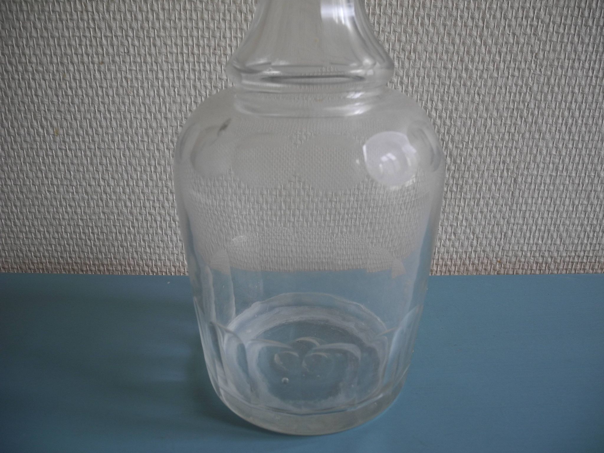 old blown glass wine carafe old blown glass wine carafe