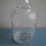 Carafe vin ancienne en verre soufflé