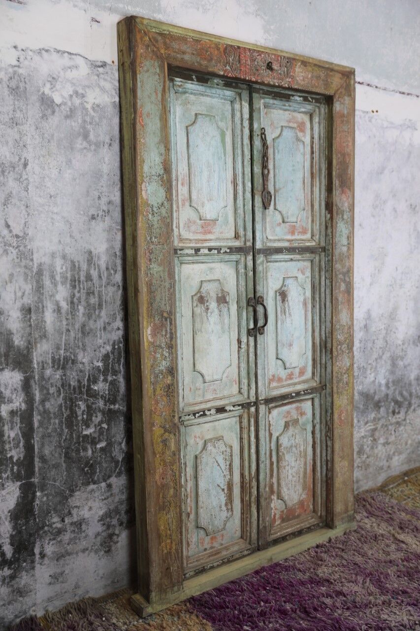 Indian molded door on frame