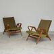 Pair of armchairs restored by Frantisek Jirak for Tatra Nabytok 1960