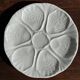 Set of 4 oyster plates Limoges France D25