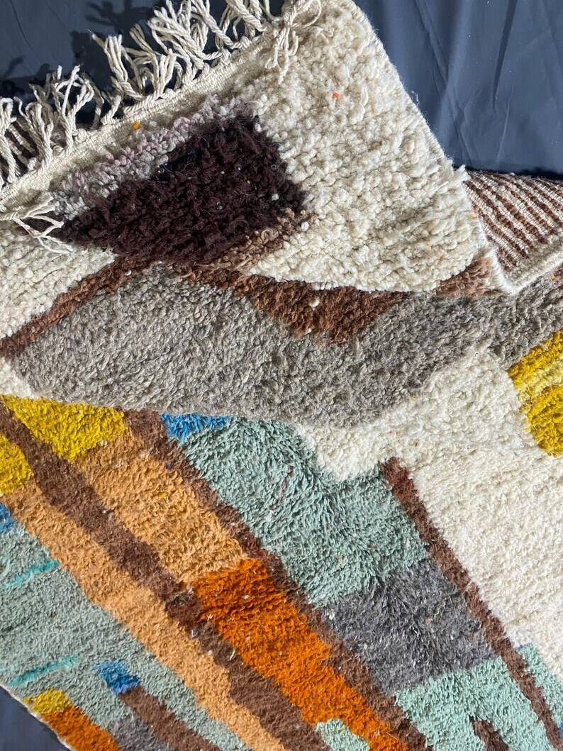 Beni Ourain rug in wool 150/250cm