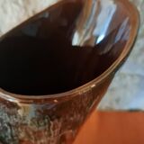 Vallauris style double ceramic vase