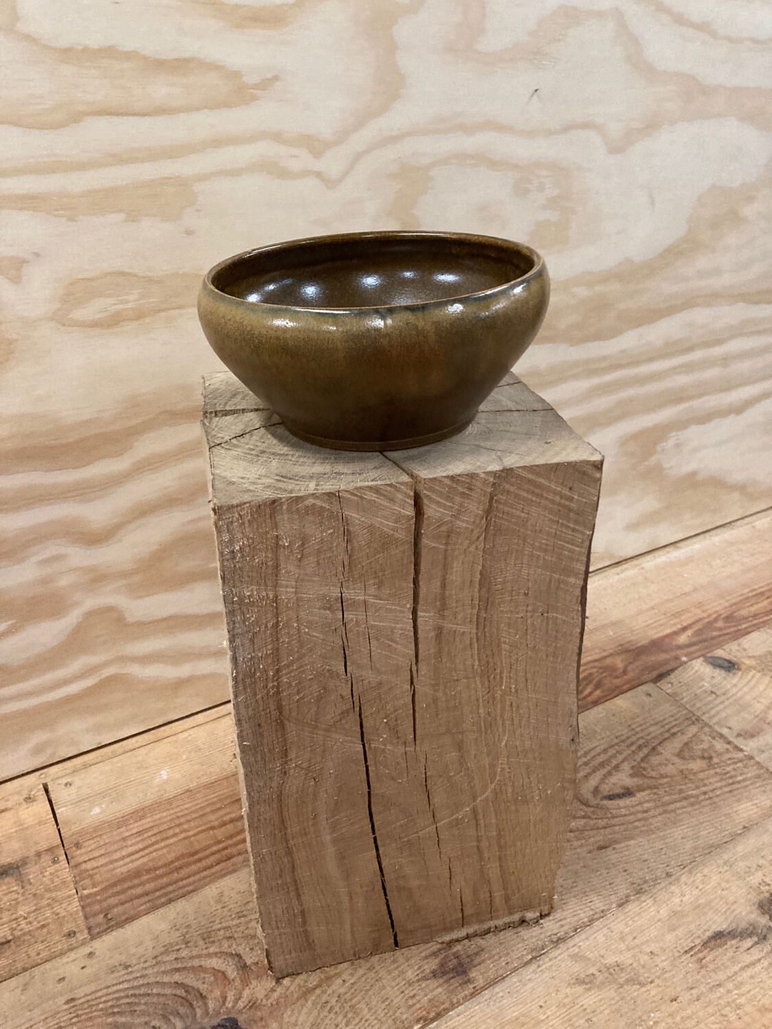 Digoin stoneware salad bowl