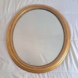 Miroir ancien en bois doré