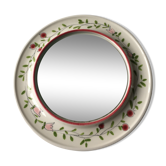 Vintage ceramic mirror
