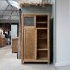Vintage wardrobe with sliding doors (renovated)