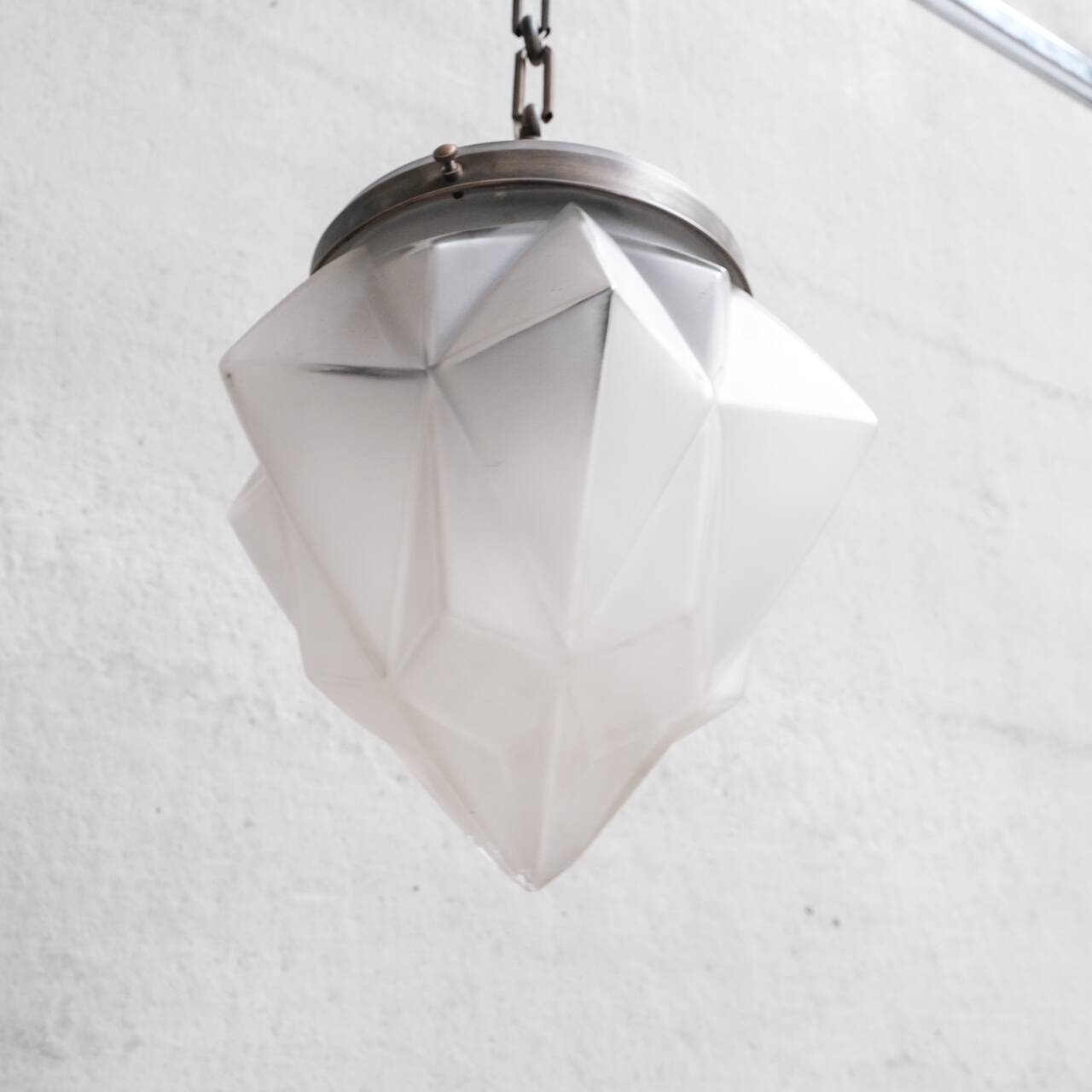 Mid-century large glass pendant(s)