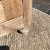 Parisian sideboard in solid thick pine / high