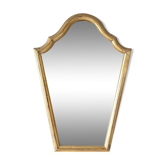 Vintage Deknudt mirror in gilded wood 45cm - labeled