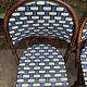 6 rattan bistro chairs