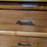 Bamboo chest of drawers