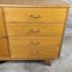 Scandinavian compass foot dresser
