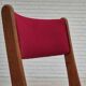 1970s, set of 4 reupholstered Danish chairs, Farsø Møbelfabrik, teak wood, furniture velour.