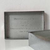 Boîte art déco en zinc