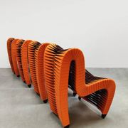 Chaises de salle à manger funky avec ceinture de sécurité, collection Phillips