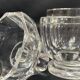 Baccarat crystal covered pot, Malmaison model