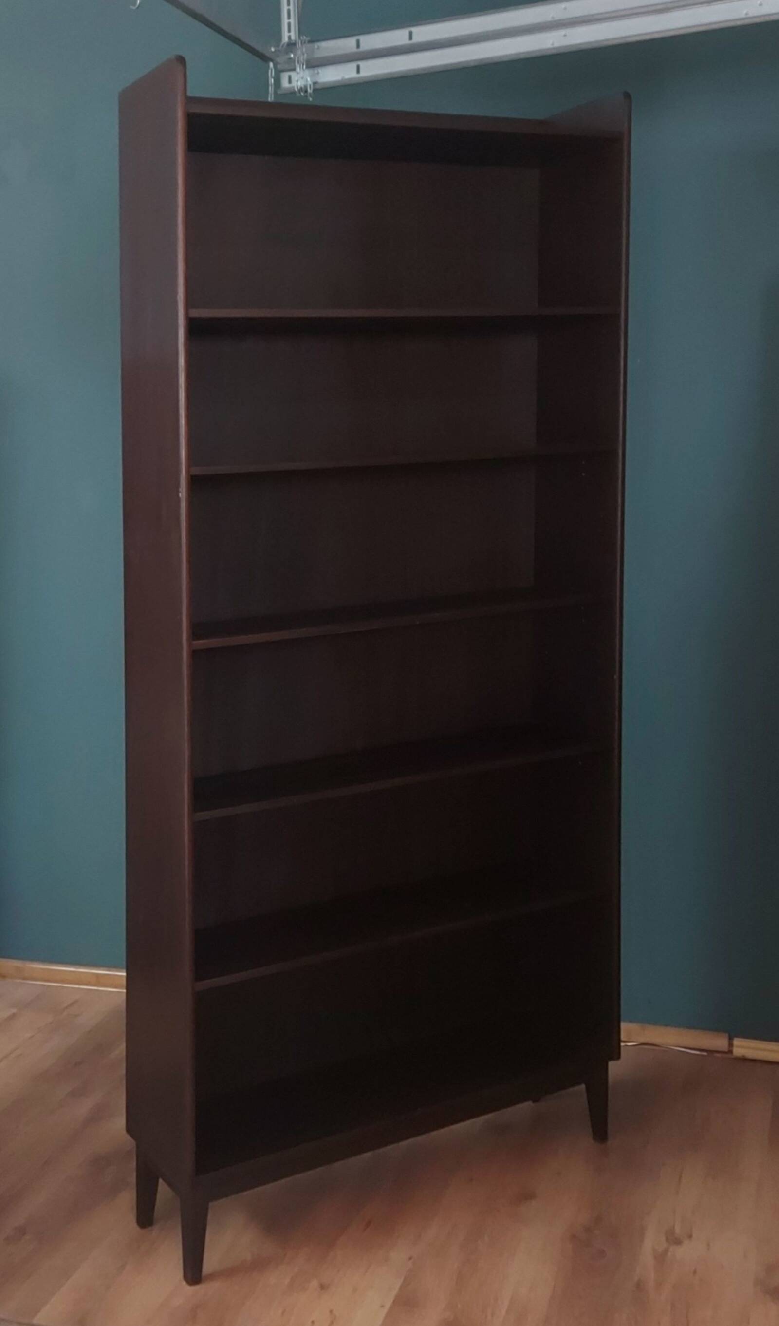 A majestic Danish walnut bookcase