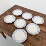 Set of 23 pieces of Marie Louise ironstone service